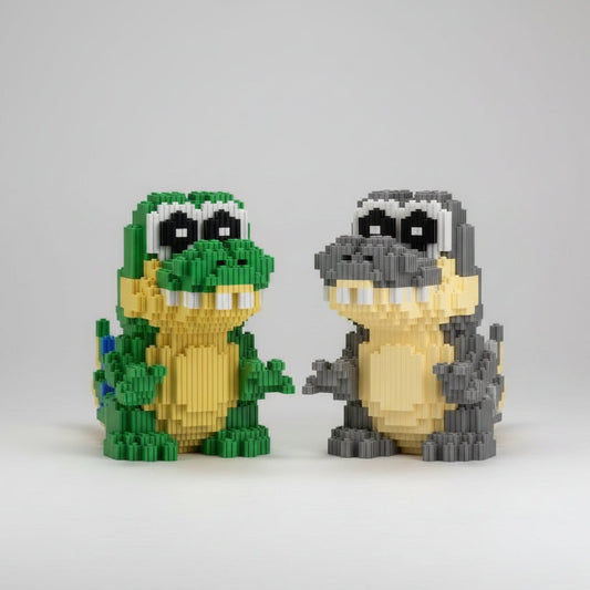Krokodile Bausteinset