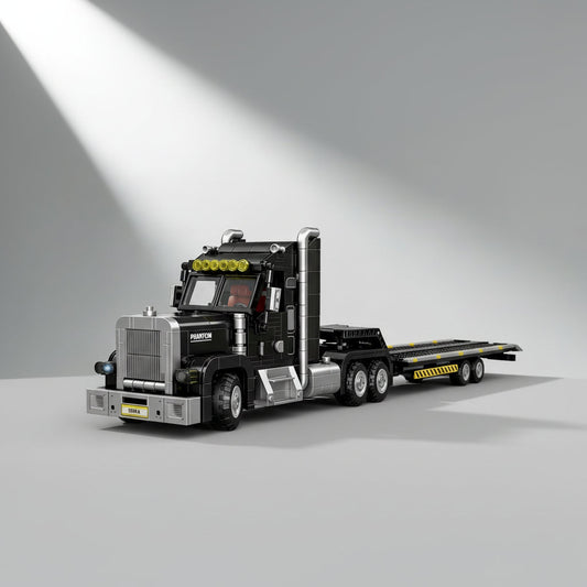MEGA Premium Schwarzer LKW Bausteinset
