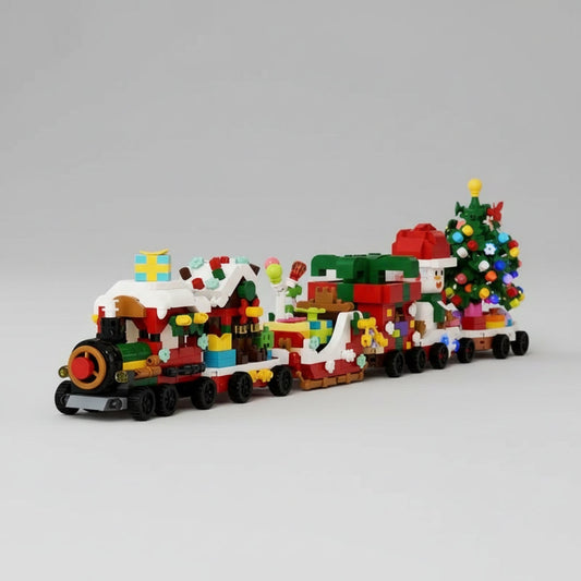 Weihnachtszug Bausteinset