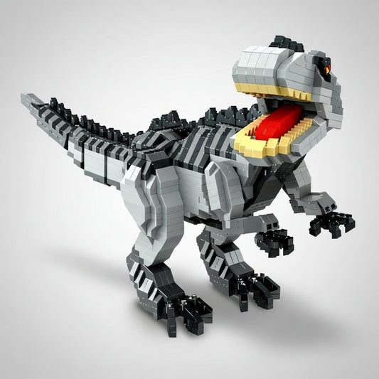 Grauer T-Rex Bausteinset
