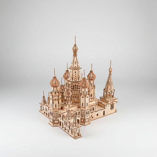 St. Basilius Kathedrale 3D-Holzbausatz