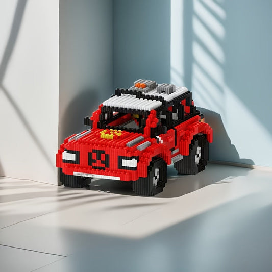 Roter Truck Bausteinset