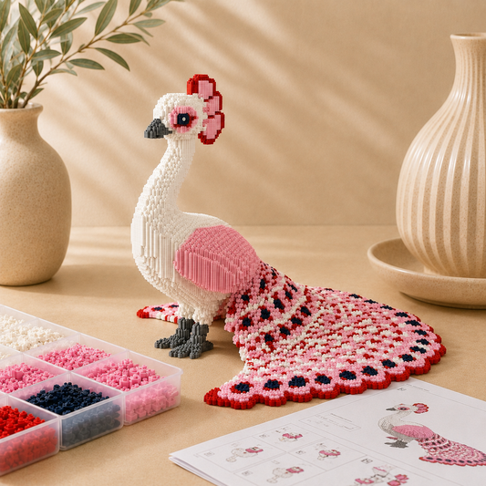 MEGA Prächtiger Pfau Bausteinset
