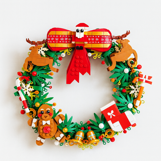 Weihnachtskranz Bausteinset