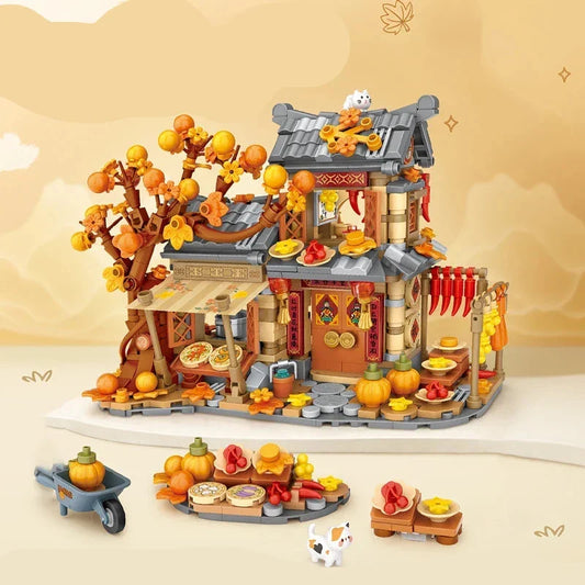 Herbstfarm Bausteinset