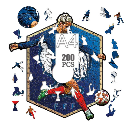 Antoine Griezmann Heimtrikot Holzpuzzle
