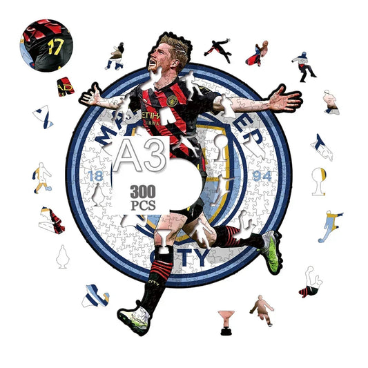 Kevin de Bruyne Holzpuzzle