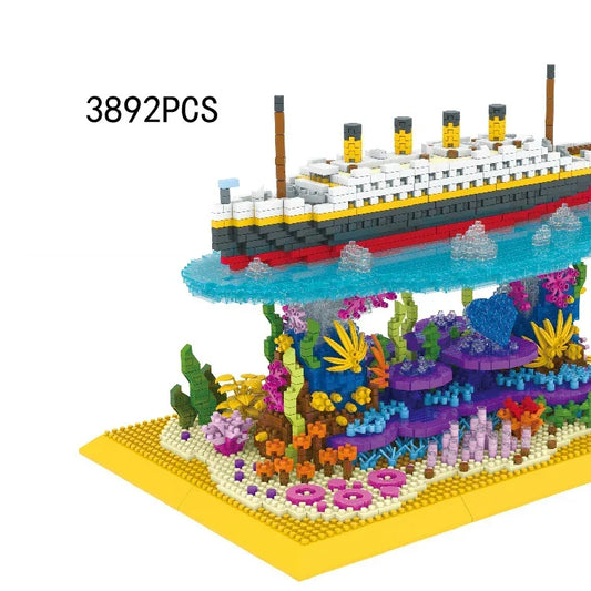 Titanic aus Pflanzen Bausteinset