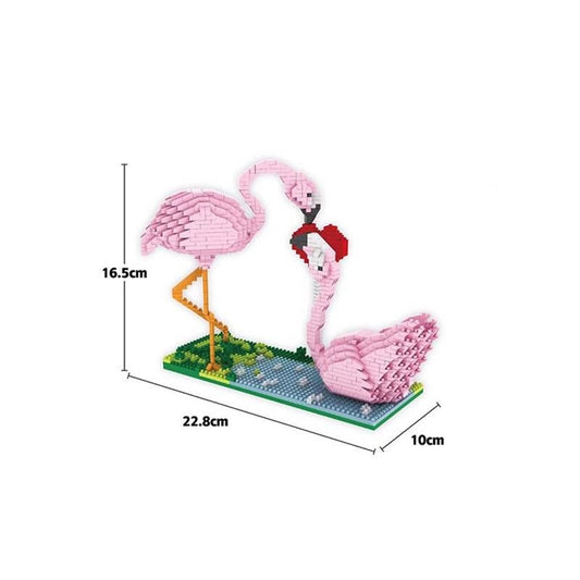 Liebe Flamingos Bausteinset