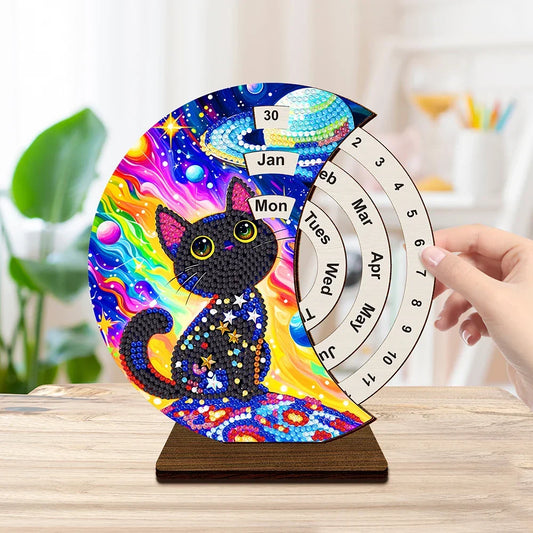 Diamond Painting Schwarze Katze