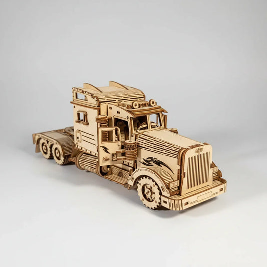 Vintage Amerikanischer Lastwagen 3D-Holzbausatz