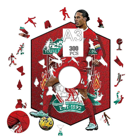 Virgil van Dijk Holzpuzzle