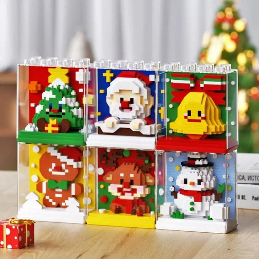 Weihnachtsfiguren in Bauklötze Bausteinset