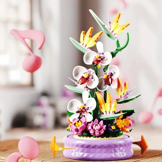 Blumen-Spieluhr Bausteinset