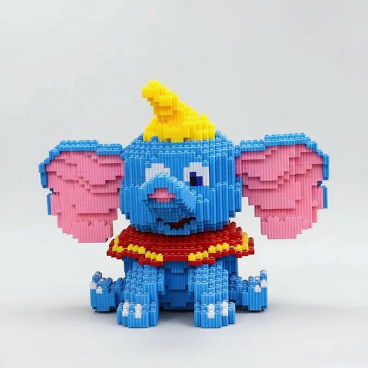 Blauer Elefant Bausteinset