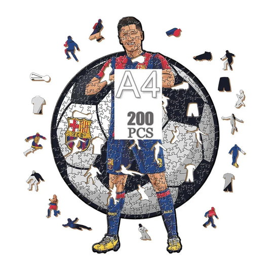 Robert Lewandowski Holzpuzzle