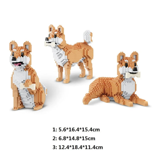 3 in 1 Shiba Bausteinset