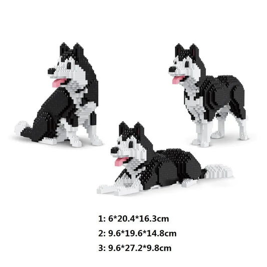 3 in 1 Husky Bausteinset