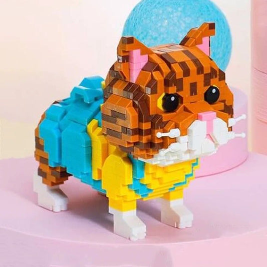 Niedliche Katze Bausteinset
