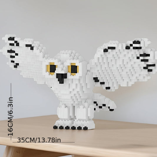 Fliegende Weiße Eule Bausteinset
