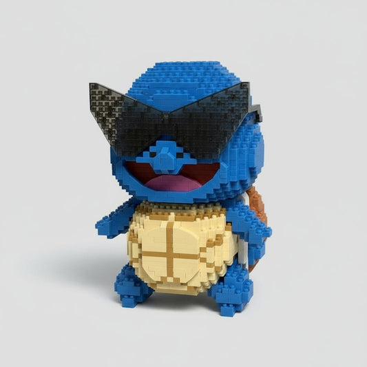 Blaue Schildkröte Bausteinset