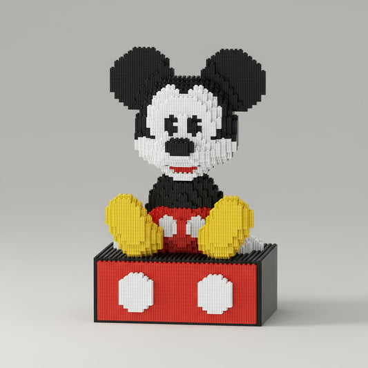 Maus mit Ladebox Bausteinset
