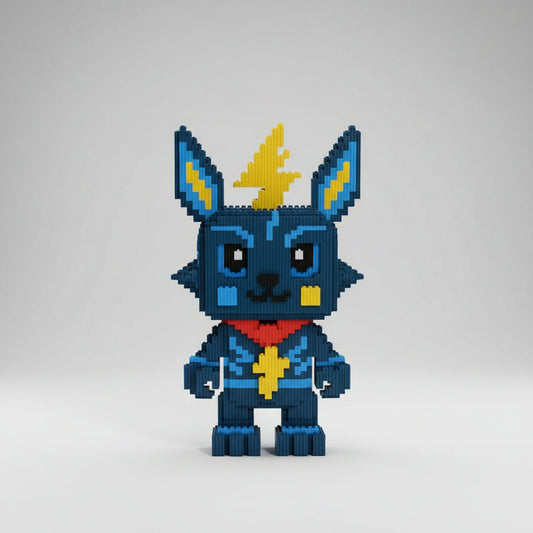 Blitz-Katze Bausteinset