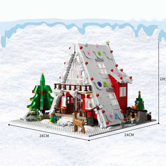 Weihnachtschalet Bausteinset