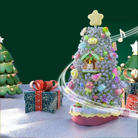 süßen Weihnachtsbaum Bausteinset