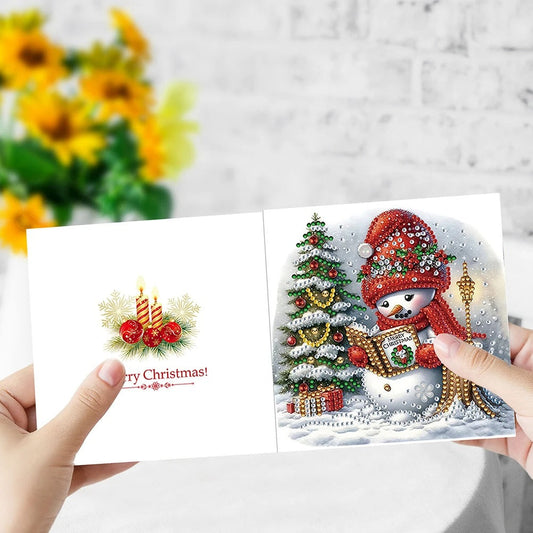 Diamond Painting Rentiere & Schneespaß Weihnachtskarten