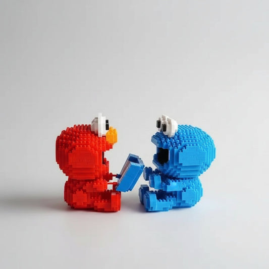 Roten Muppet Bausteinset