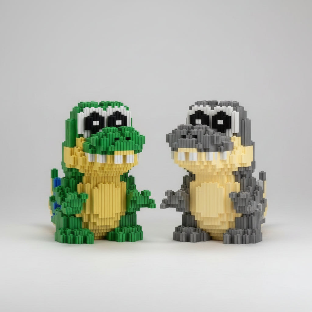 Krokodile Bausteinset