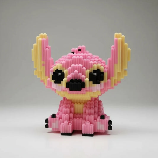 schüchternes rosa Wesen Bausteinset