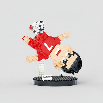 Fußballspieler Bausteinset