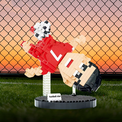 Fußballspieler Bausteinset