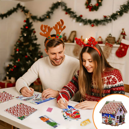Diamond Painting Weihnachtshäuschen