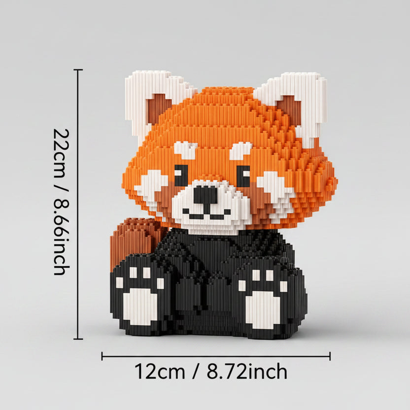Roter Panda Bausteinset