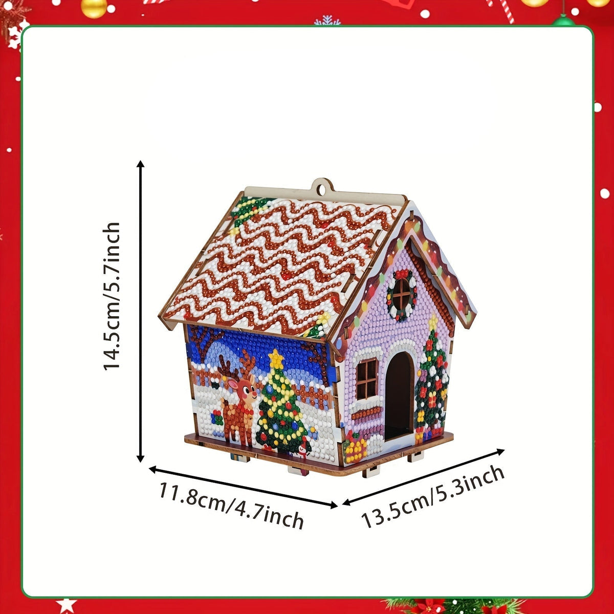 Diamond Painting Weihnachtshäuschen