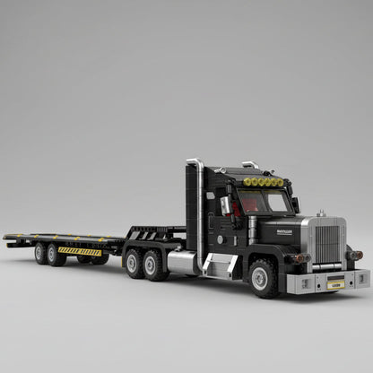 MEGA Premium Schwarzer LKW Bausteinset