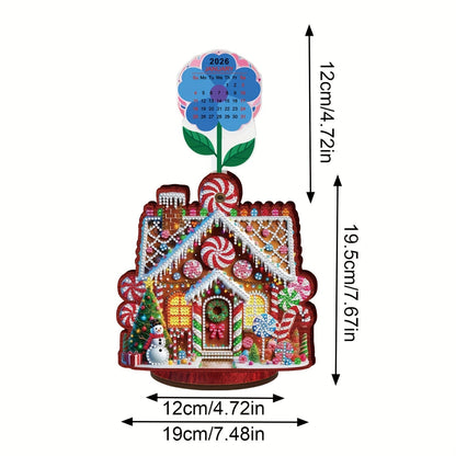 Diamond Painting Weihnachtshaus