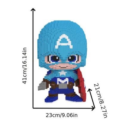 MEGA blauer Superheld Bausteinset