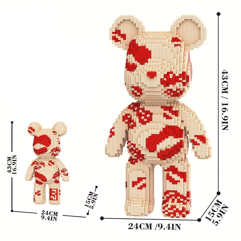 MEGA Kussbär Bausteinset