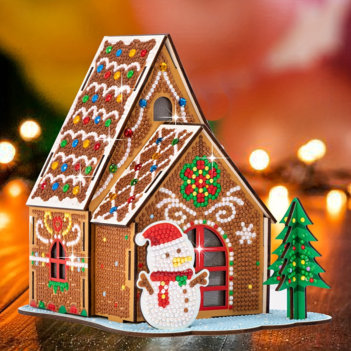 Diamond Painting Weihnachtshaus