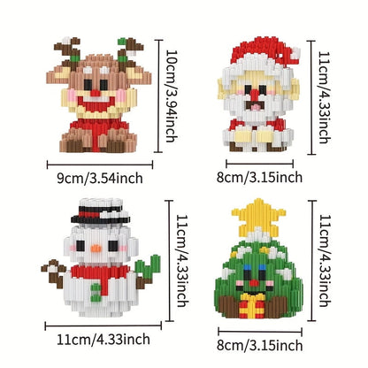 4 Weihnachts-Minis Bausteinset