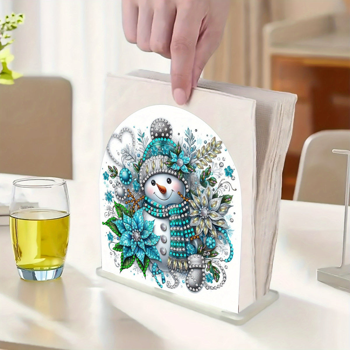 Diamond Painting Schneemann
