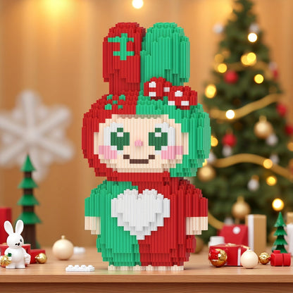 Niedliche Weihnachtsfigur Bausteinset