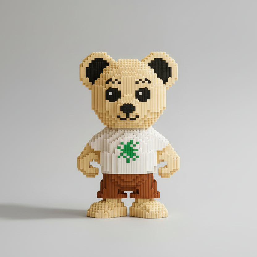 Süßer Teddybär Bausteinset