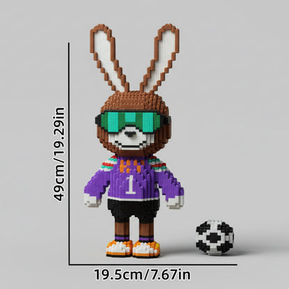 Mega Fußball Hase Bausteinset