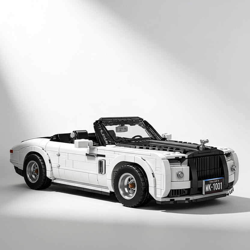 Weiße Limousine Bausteinset
