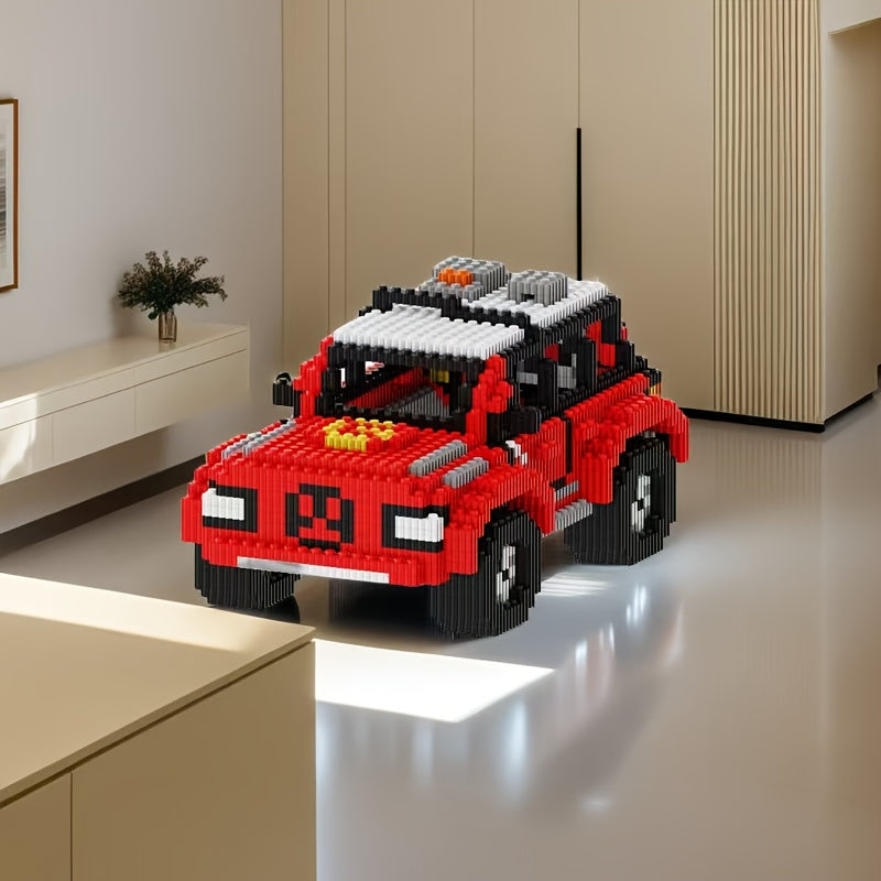 Roter Truck Bausteinset